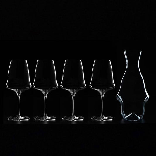 VETROLUX - Decanter&Quartet Set